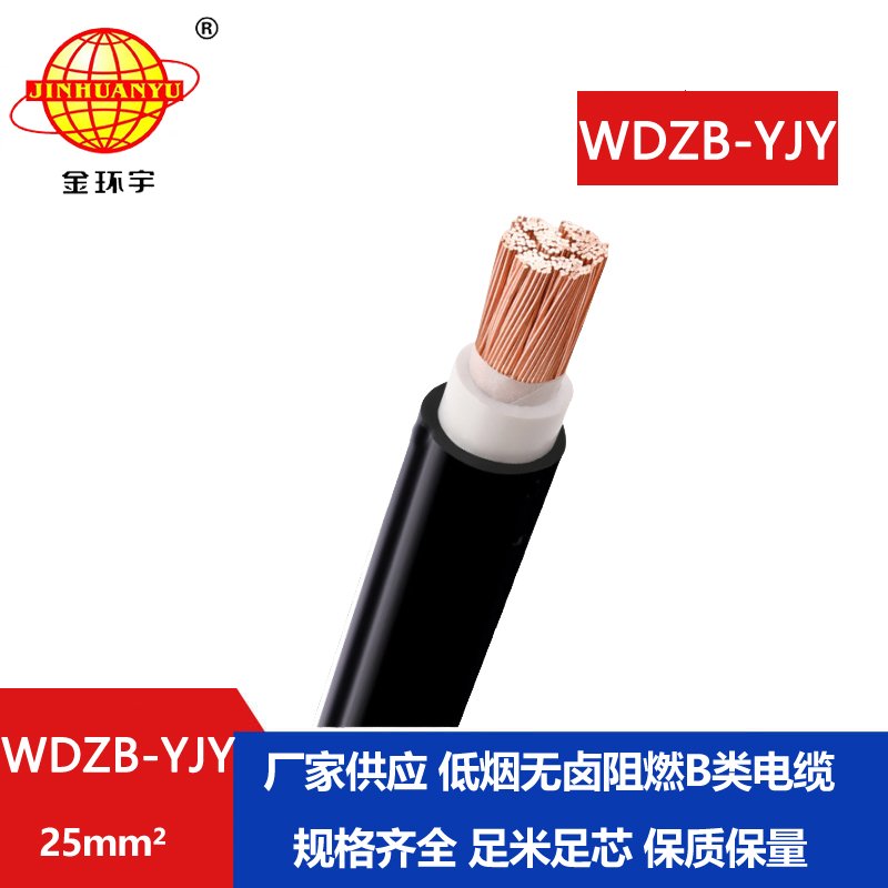 金環(huán)宇電線電纜 低煙無(wú)鹵阻燃b類(lèi)電纜 WDZB-YJY 2